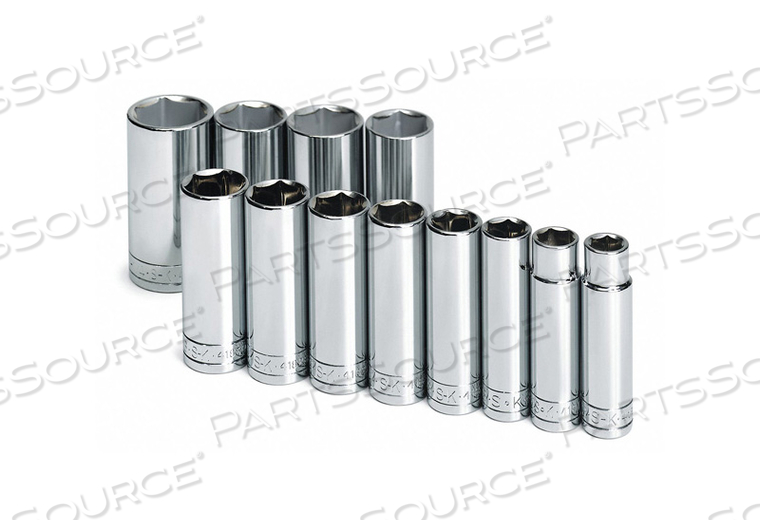 SOCKET SET SAE 1/2 IN DR 12 PC by SK Professional Tools SOCKET SET SAE 1/2 IN DR 12 PC by SK Professional Tools