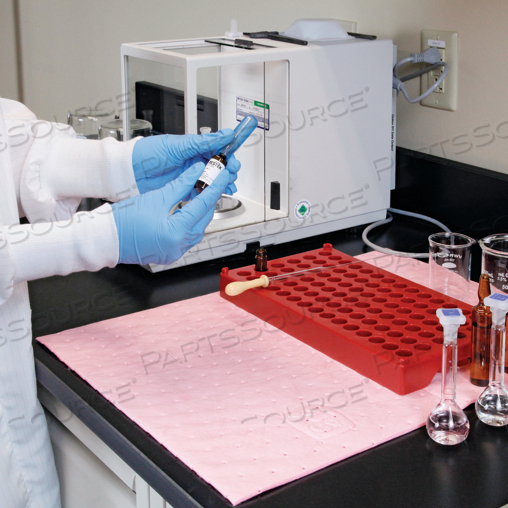 PIG HAZMAT CHEMICAL ABSORBENT MAT PAD by New Pig Corporation PIG HAZMAT CHEMICAL ABSORBENT MAT PAD by New Pig Corporation