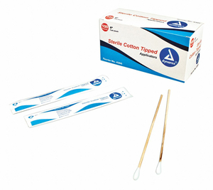 COTTON TIP SWAB STERILE 6 L PK100 by Dynarex COTTON TIP SWAB STERILE 6 L PK100 by Dynarex
