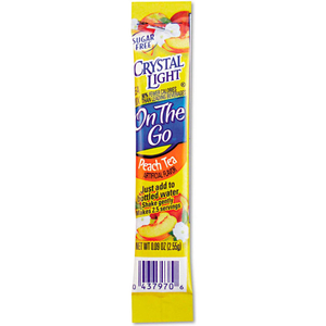 CRYSTAL LIGHT FLAVORED DRINK MIX, SUGAR FREE, PEACH TEA, 0.9 OZ., 30/BOX by Kraft Foods, Inc