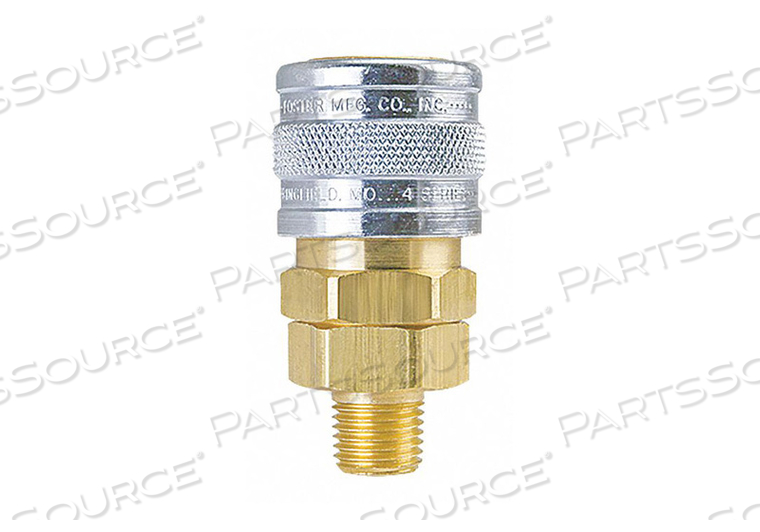 MANUAL SOCKET 1/2 MPT BRASS/STEEL by Foster