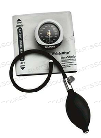 SPHYGMOMANOMETER POCKET SIZE HAND HELD ADULT CUFF, NYLON, GRAY, ARM by Welch Allyn Inc.