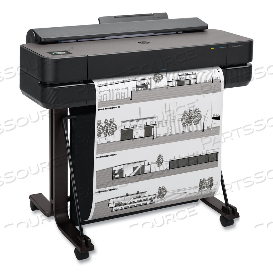 DESIGNJET T650 24" LARGE-FORMAT WIRELESS PLOTTER PRINTER 