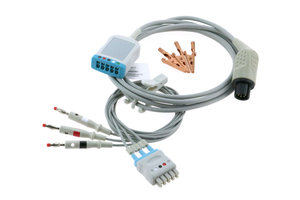 ECG CABLE/LEAD/CLIP SET, 3 NUMBER OF LEADS, FOR USE WITH: FOR DEFIBRILLATOR by Midmark Corp.