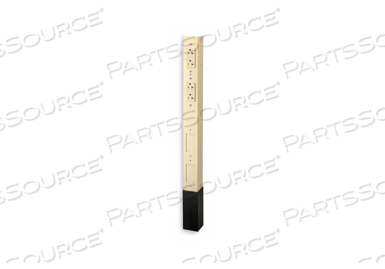 SERVICE POLE IVORY 10 FT 2 L 2.13 W by Hubbell Incorporated, Wiring Device-Kellums SERVICE POLE IVORY 10 FT 2 L 2.13 W by Hubbell Incorporated, Wiring Device-Kellums