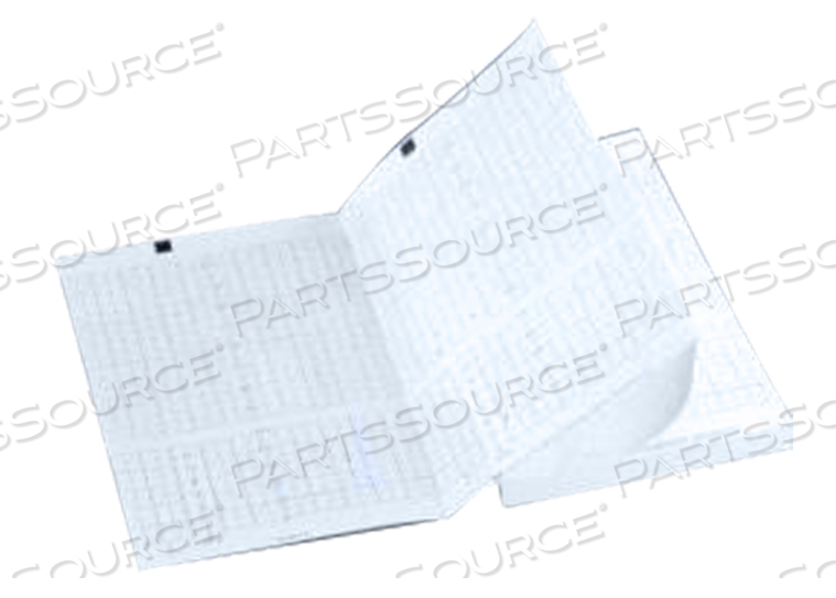 FETAL MONITORING RECORDING PAPER CHEMICAL/THERMAL, Z-FOLD, GREEN GRID, STOP SIGN by Philips Healthcare