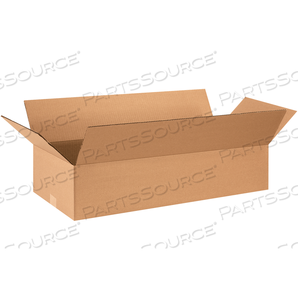 FLAT CORRUGATED BOXES, 28" X 12" X 6", KRAFT, 25/BUNDLE by BOX Partners (Box Acquisitions, LLC)