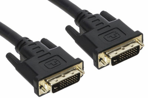 10FT DVI-D MALE/MALE DUAL LINK CABLE - GREY by L-com, Inc. 10FT DVI-D MALE/MALE DUAL LINK CABLE - GREY by L-com, Inc.