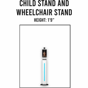 SMART ACCESS KIOSK CHILD AND WHEEL CHAIR STAND by Celox