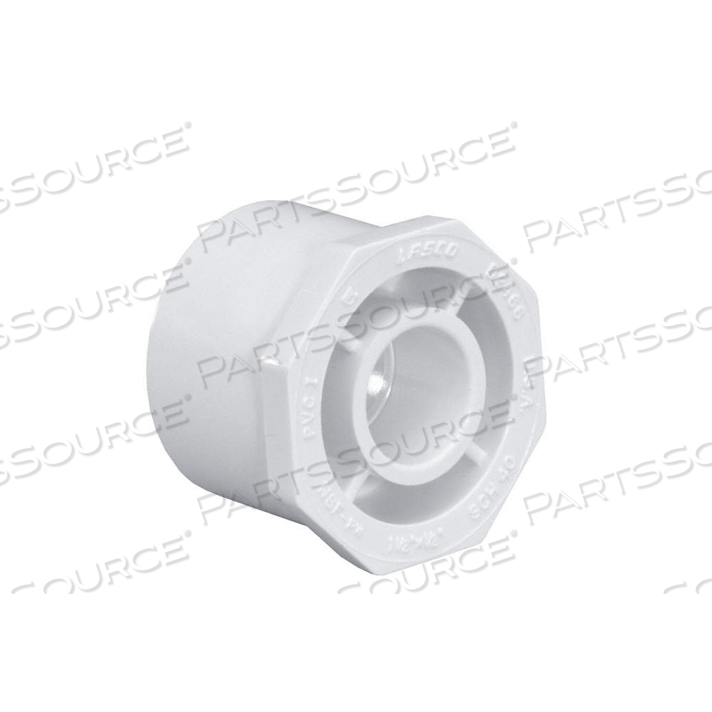 REDUCING BUSHING, 10 IN X 8 IN FITTING PIPE SIZE, SCHEDULE 40, MALE SPIGOT X FEMALE SOCKET, 140 PSI by Approved Vendor