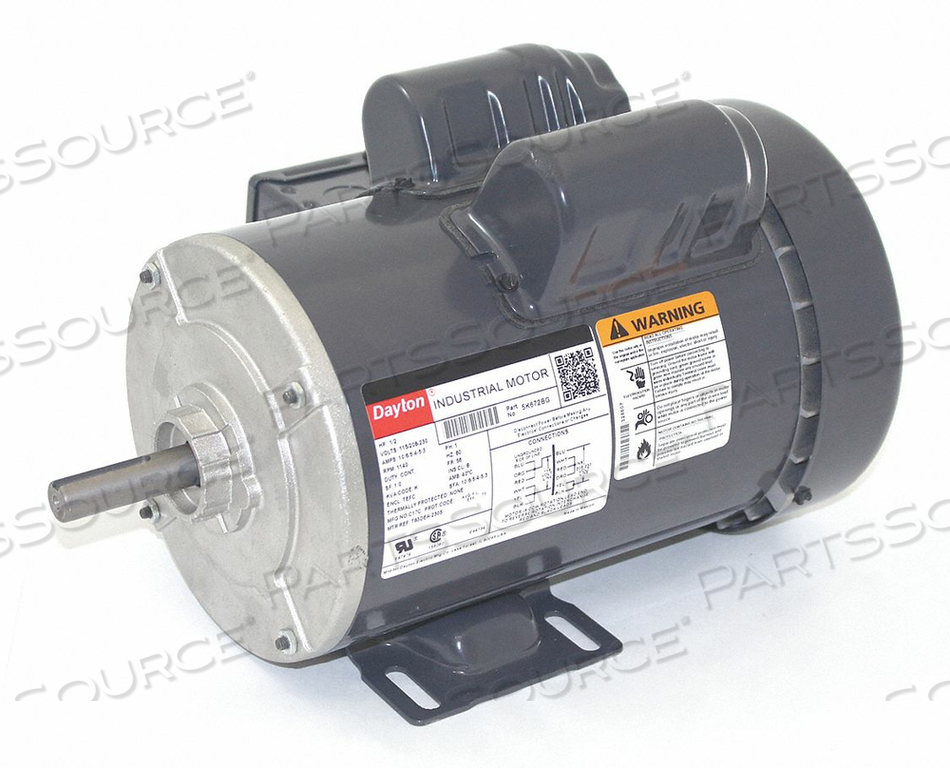 GP MTR CS/R TEFC 1/2 HP 1140 RPM 56 by DAYTON ELECTRIC MANUFACTURING CO