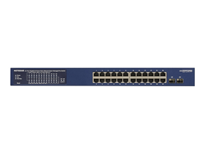 SMART GS724TPP, SWITCH, L3 LITE, SMART, 24 X 10/100/1000 (POE+) + 2 X 1000BASE-X SFP (UPLINK), RACK-MOUNTABLE, POE+ (380 W) by Netgear