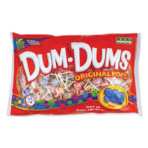DUM-DUM-POPS, ASSORTED FLAVORS, INDIVIDUALLY WRAPPED, 300/PACK by Spangler DUM-DUM-POPS, ASSORTED FLAVORS, INDIVIDUALLY WRAPPED, 300/PACK by Spangler