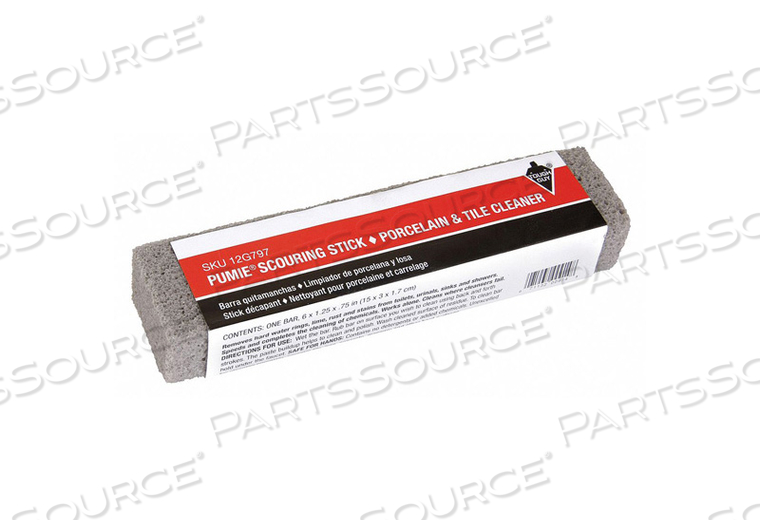 CLEANER STICK, MATERIAL PUMICE, PRODUCT TYPE CLEANING STICK, OVERALL LENGTH 5 3/4 IN, OVERALL WIDTH 1 1/4 IN, OVERALL HEIGHT 1 1/4 IN, THICK by Tough Guy CLEANER STICK, MATERIAL PUMICE, PRODUCT TYPE CLEANING STICK, OVERALL LENGTH 5 3/4 IN, OVERALL WIDTH 1 1/4 IN, OVERALL HEIGHT 1 1/4 IN, THICK by Tough Guy