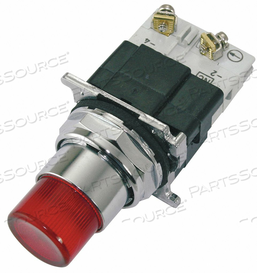 H4389 ILLUMINATED PUSH BUTTON 30MM 1NC RED by Eaton