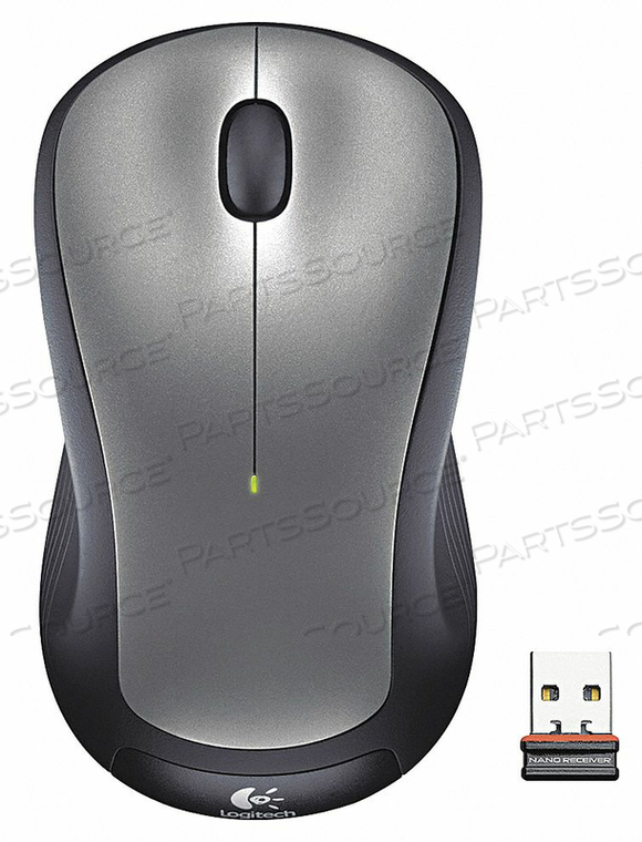 MOUSE SILVER/BLACK WIRELESS LASER by Logitech