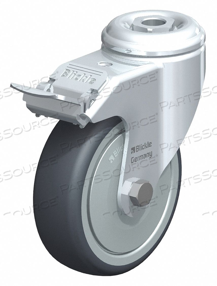 KINGPIN SWIVEL CASTER TPR 3-1/8 BRAKE by Blickle