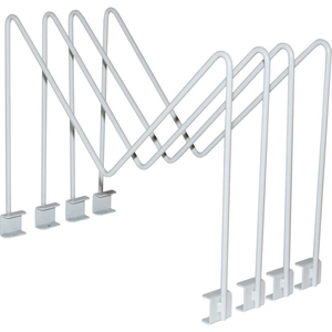 DIVIDER HOOPS SET OF 4 FOR CORNERSTONE WORKBENCH LOWER SHELVES 18-1/8"D by Treston