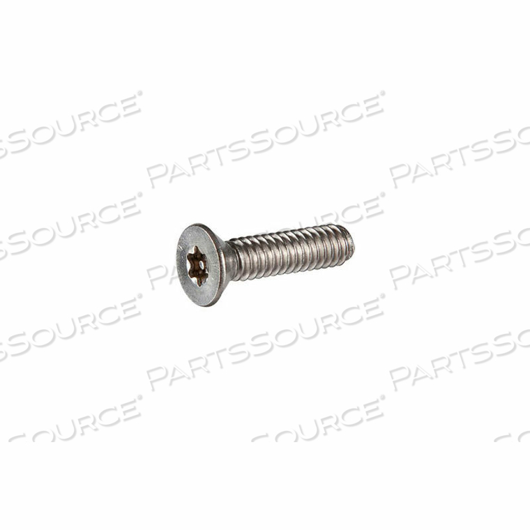 M6 X 1.0 X 16MM SECURITY MACHINE SCREW - FLAT TORX HEAD - 18-8 STAINLESS STEEL - FT - UNC - 100 PK by Tamperproof Screw Company, Inc.