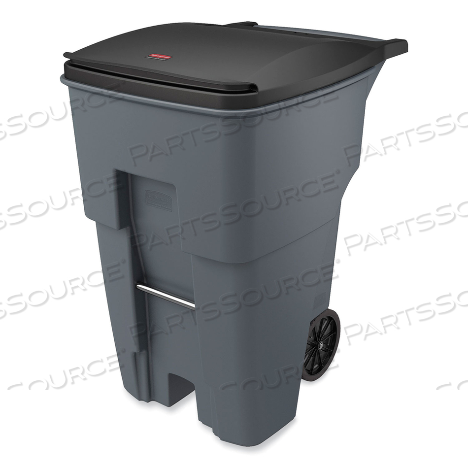 BRUTE ROLL-OUT HEAVY-DUTY CONTAINER, 95 GAL, POLYETHYLENE, GRAY by Rubbermaid Medical Division BRUTE ROLL-OUT HEAVY-DUTY CONTAINER, 95 GAL, POLYETHYLENE, GRAY by Rubbermaid Medical Division