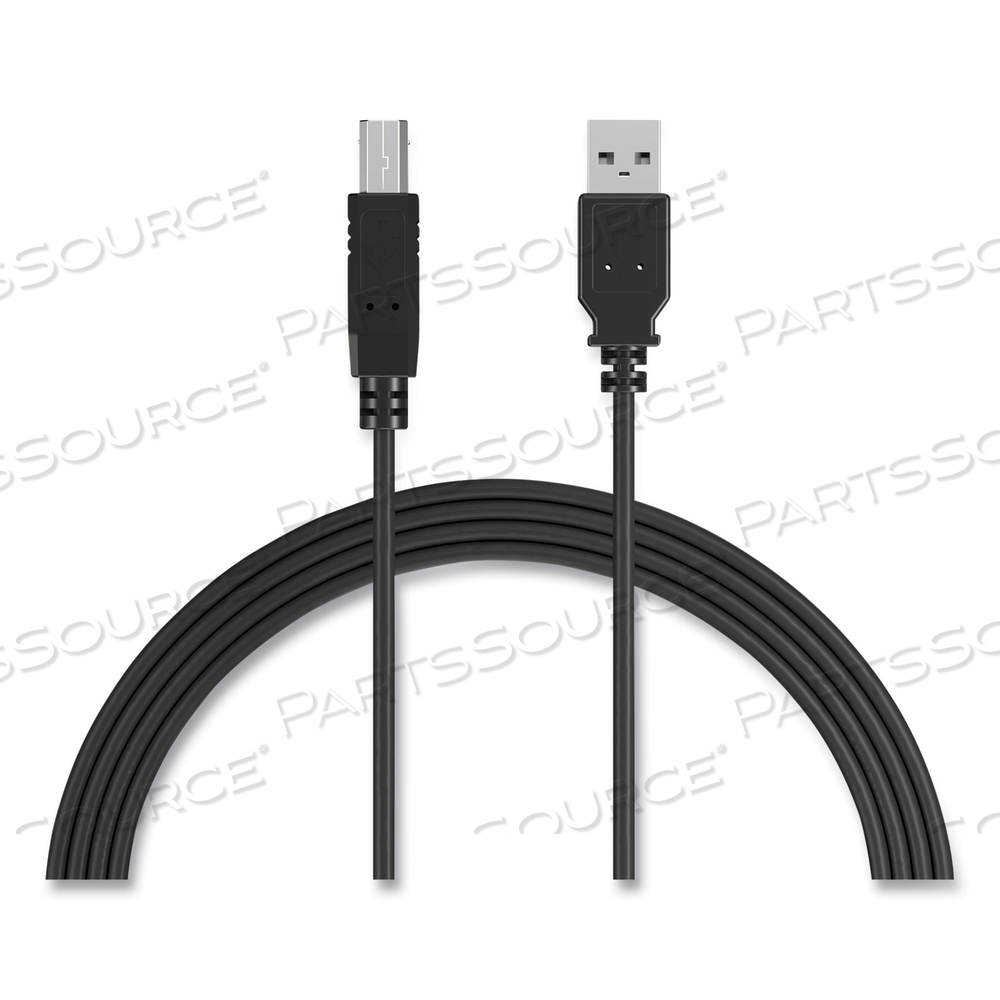 USB PRINTER CABLE, 6 FT, BLACK by NXT Technologies