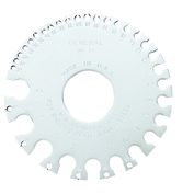 21 GENERAL TOOLS SHEET METAL GAUGE, US STANDARD, ROUND by General Tools & Instruments