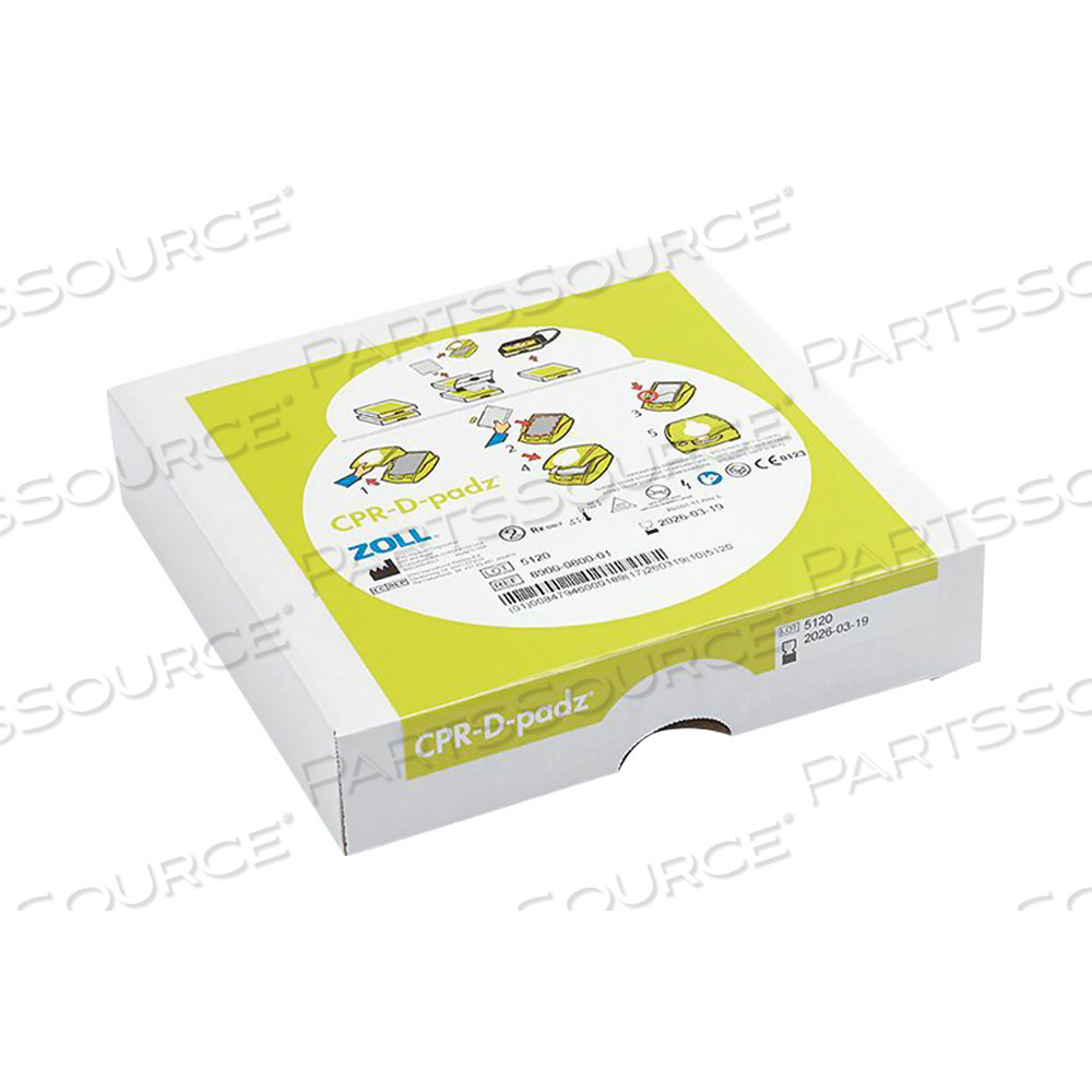 CPR-D-PADZ ONE PIECE ELECTRODE PAD WITH REAL CPR HELP by ZOLL Medical Corporation