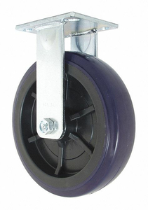 KINGPINLESS PLATE CASTER RIGID 1000 LB. by RWM