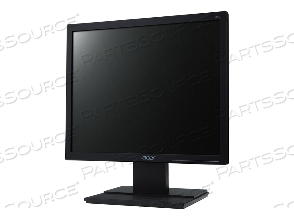 ACER V176L BD - LED MONITOR - 17" - 1280 X 1024 - 250 CD/M▓ - 5 MS - DVI, VGA - BLACK 