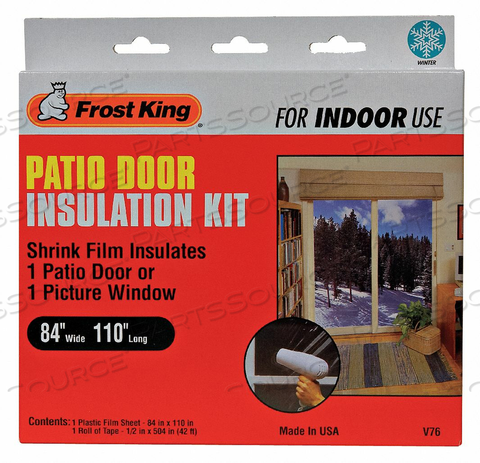 PATIO DOOR KIT 84 X 110 IN by Thermwell Products Co., Inc.