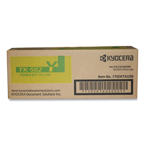 TK582Y HIGH-YIELD TONER, 2,800 PAGE-YIELD, YELLOW by Kyocera