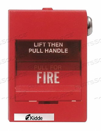 FIRE ALARM PULL STATION RED 3-5/8 D by Kidde FIRE ALARM PULL STATION RED 3-5/8 D by Kidde