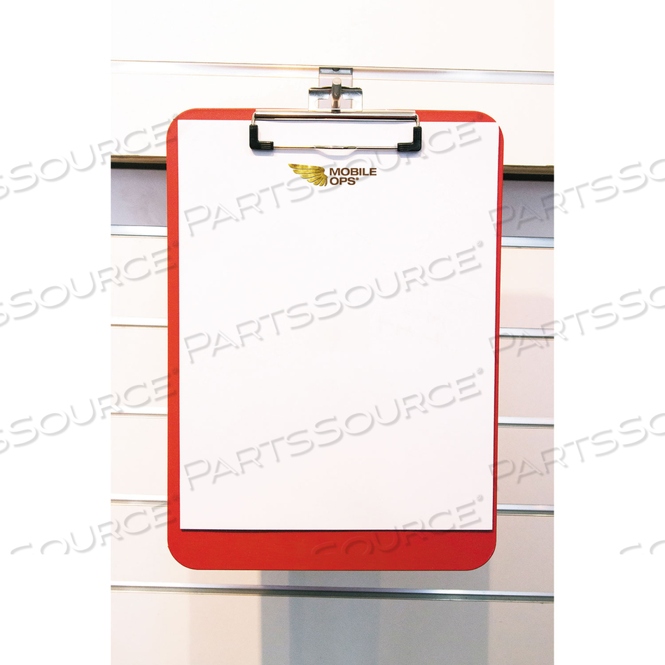 UNBREAKABLE RECYCLED CLIPBOARD, 0.25" CLIP CAPACITY, HOLDS 8.5 X 11 SHEETS, RED UNBREAKABLE RECYCLED CLIPBOARD, 0.25" CLIP CAPACITY, HOLDS 8.5 X 11 SHEETS, RED