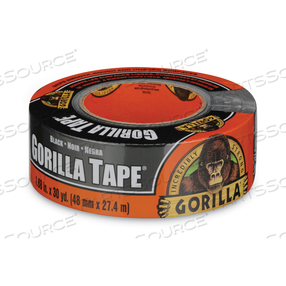 GORILLA TAPE, 3" CORE, 1.88" X 30 YDS, BLACK by Gorilla Glue