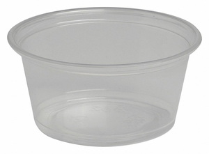 PORTION CUP 2 OZ. PLASTIC CLEAR PK2400 by Dixie