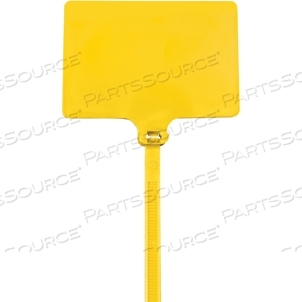 IDENTIFICATION CABLE TIES, 120#, 6", YELLOW, 100/CASE by BOX Partners (Box Acquisitions, LLC)