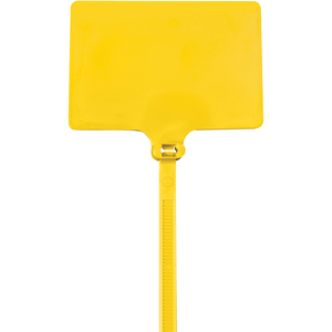 IDENTIFICATION CABLE TIES, 120#, 6", YELLOW, 100/CASE by BOX Partners (Box Acquisitions, LLC)