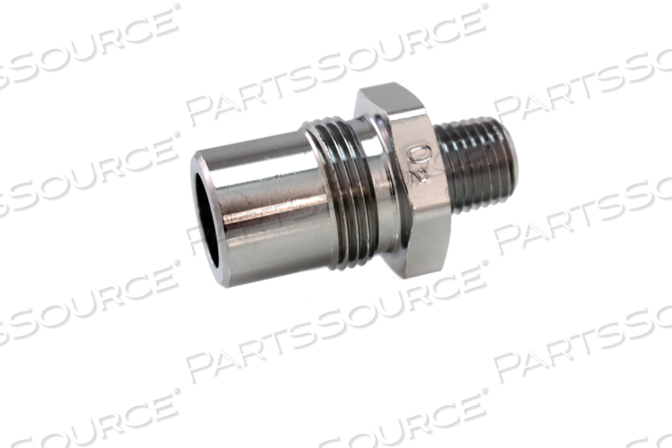 OXYGEN SOCKET, 1/4 IN MNPT, WHITE, MEETS NIST (EUROPEAN) by Bay Corporation