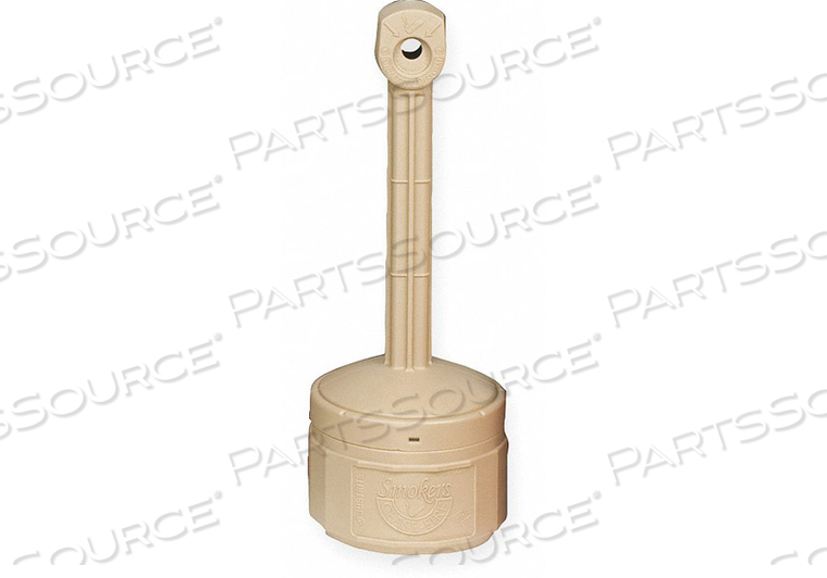 D0291 CIGARETTE RECEPTACLE 1 GAL. TAN by Justrite D0291 CIGARETTE RECEPTACLE 1 GAL. TAN by Justrite