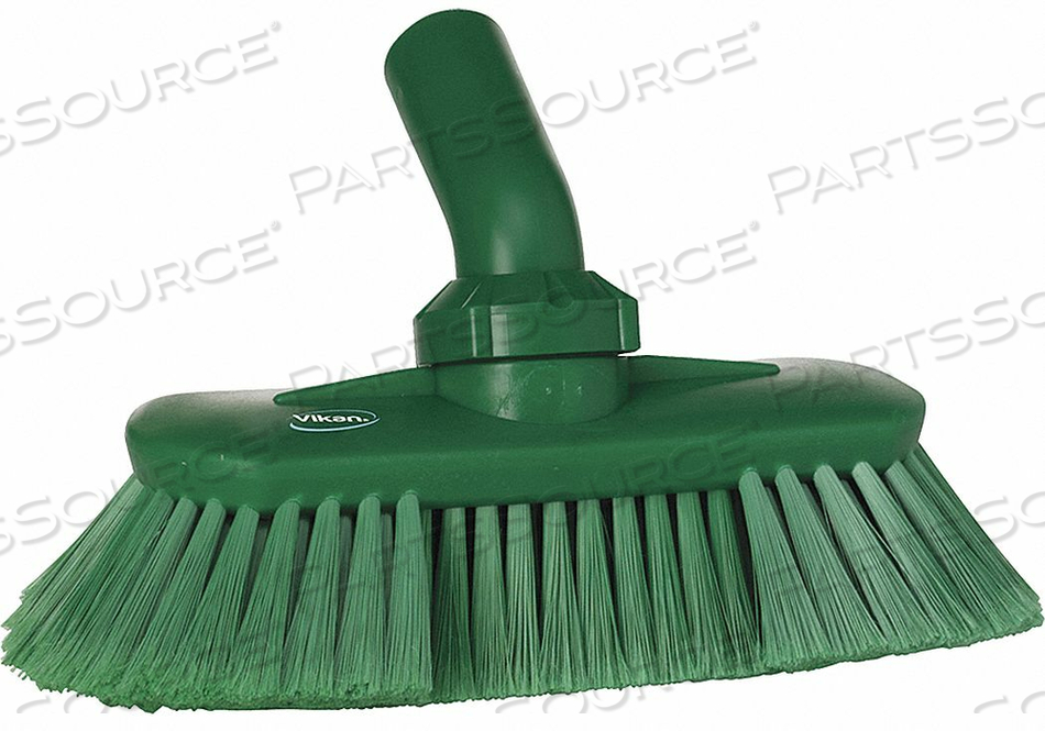 VIKAN WATERFED WASHING BRUSH W/ ANGLE ADJUSTMENT- SOFT/SPLIT, GREEN by Vikan VIKAN WATERFED WASHING BRUSH W/ ANGLE ADJUSTMENT- SOFT/SPLIT, GREEN by Vikan
