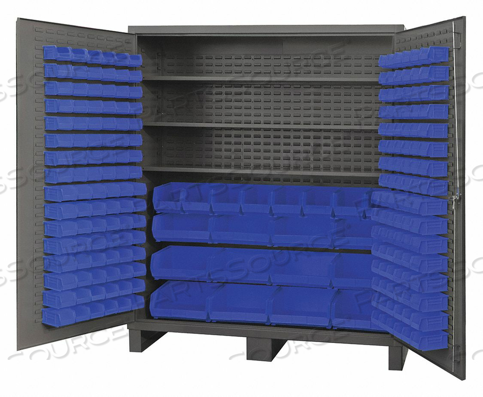 BIN CAB LOUVERED/SHELVING 78 H 48 W 24 D by Durham Manufacturing Company BIN CAB LOUVERED/SHELVING 78 H 48 W 24 D by Durham Manufacturing Company