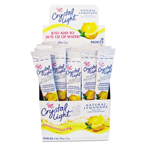 FLAVORED DRINK MIX, LEMONADE, 30 .17OZ PACKETS/BOX by Crystal Light