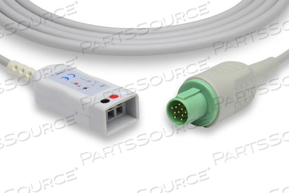 HELLIGE COMPATIBLE ECG TRUNK CABLE 