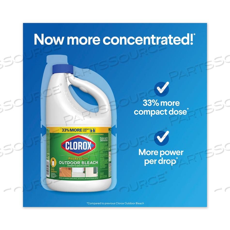 OUTDOOR BLEACH, 81 OZ BOTTLE by Clorox