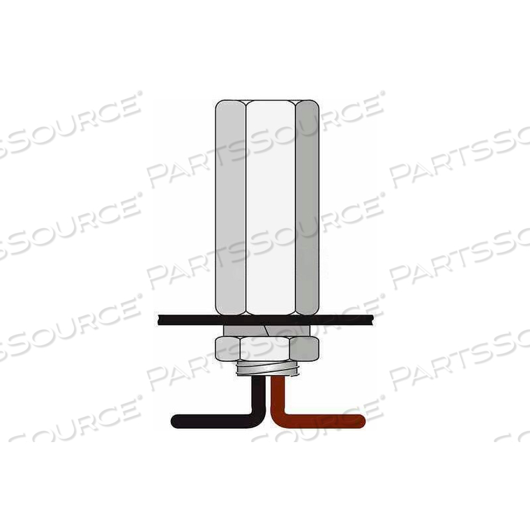 EASY MOUNT ADAPTER W/ 6" HOT WIRE AND GROUND WIRE PIGTAILS by Checkers