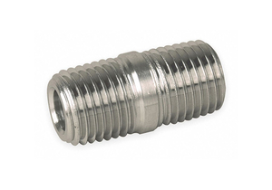 CLOSE NIPPLE 1/2 IN. THREADED 1.50 IN L by Parker Hannifin Corporation