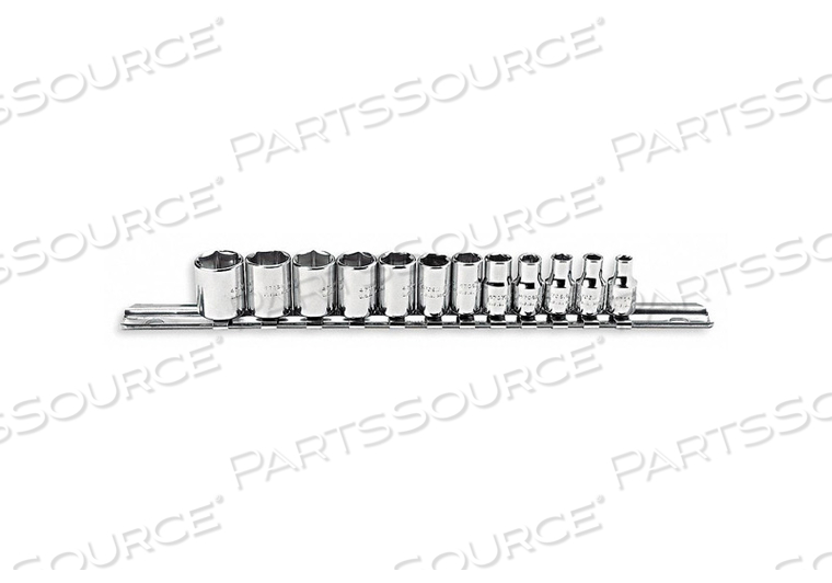 SOCKET SET METRIC 1/4 IN DR 12 PC by Proto SOCKET SET METRIC 1/4 IN DR 12 PC by Proto