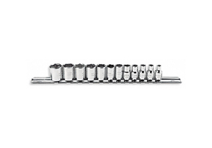 SOCKET SET METRIC 1/4 IN DR 12 PC by Proto