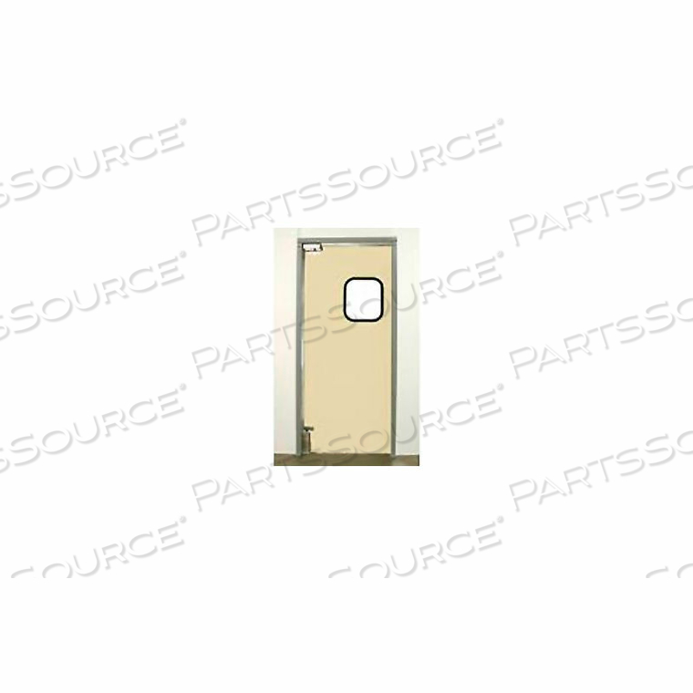3'0" X 8'0" SINGLE PANEL LIGHT DUTY BEIGE IMPACT DOOR 
