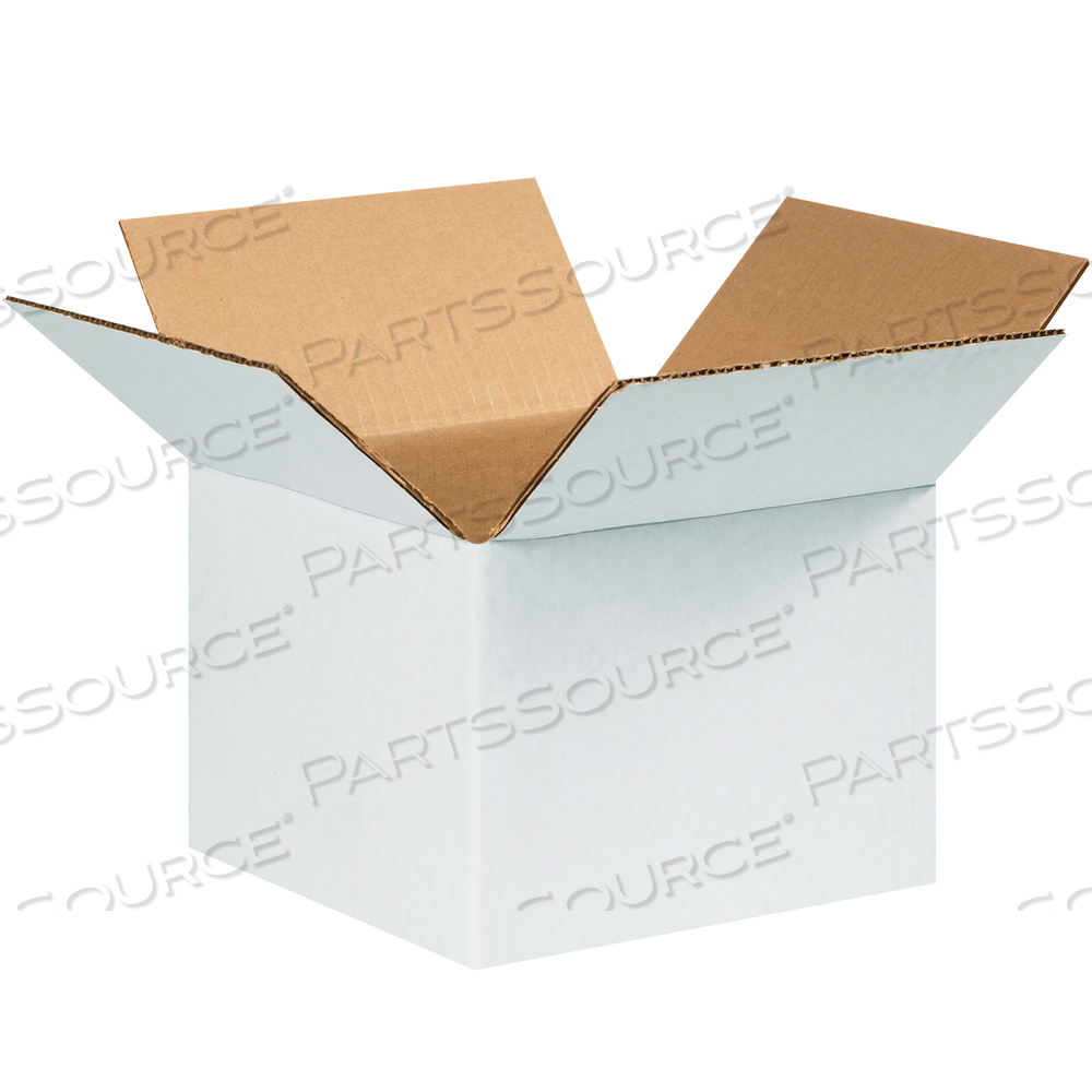 CORRUGATED BOXES, 6" X 6" X 4", WHITE, 25/BUNDLE by BOX Partners (Box Acquisitions, LLC)